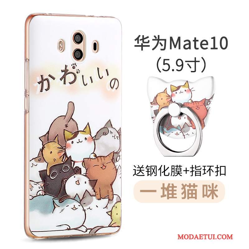 Futerał Huawei Mate 10 Torby Anti-fall Osobowość, Etui Huawei Mate 10 Silikonowe Na Telefon Różowe