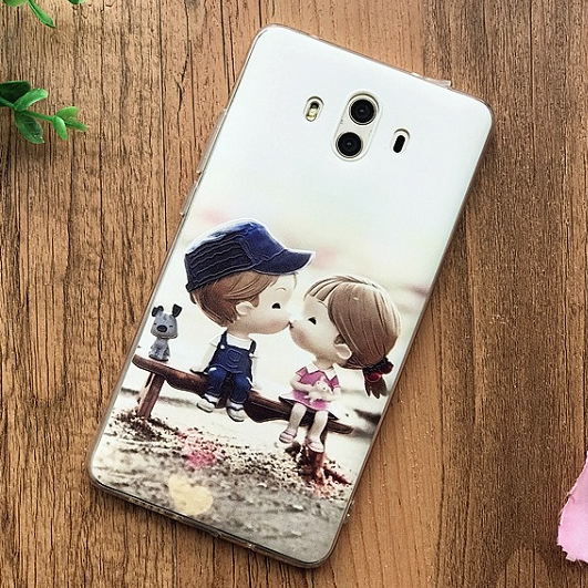 Futerał Huawei Mate 10 Torby Anti-fall Wiszące Ozdoby, Etui Huawei Mate 10 Relief Osobowość Niebieski