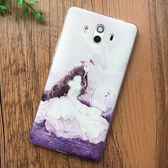 Futerał Huawei Mate 10 Torby Anti-fall Wiszące Ozdoby, Etui Huawei Mate 10 Relief Osobowość Niebieski