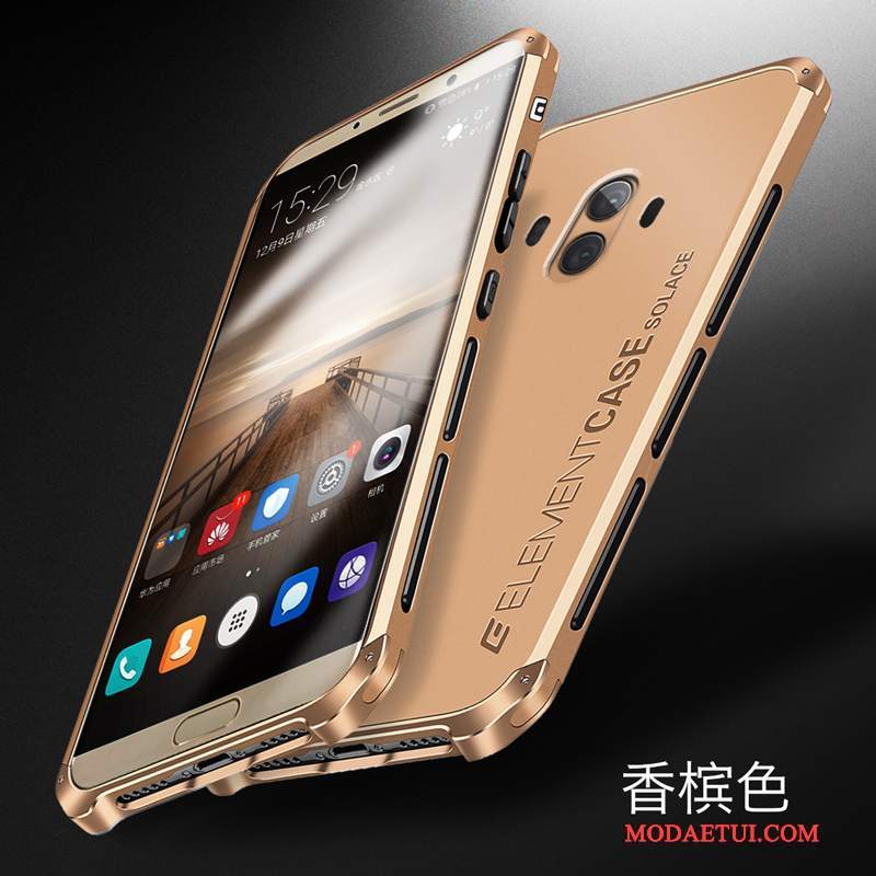 Futerał Huawei Mate 10 Torby Anti-fallna Telefon, Etui Huawei Mate 10 Metal Granica Srebro