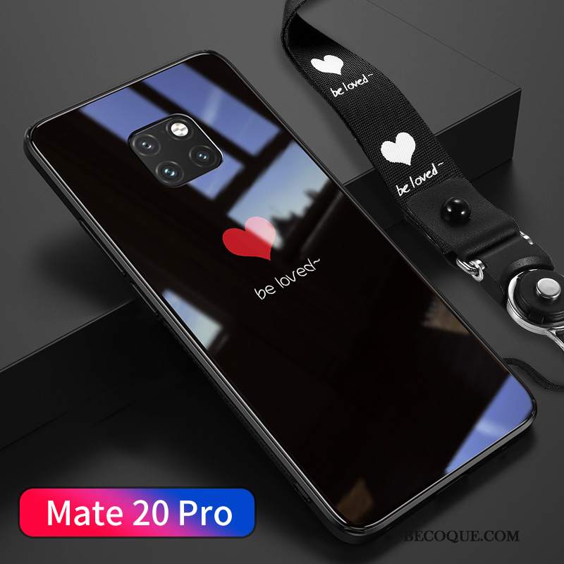 Futerał Huawei Mate 20 Pro Kreatywne Anti-fall Wiszące Ozdoby, Etui Huawei Mate 20 Pro Ochraniacz Zakochani Proste