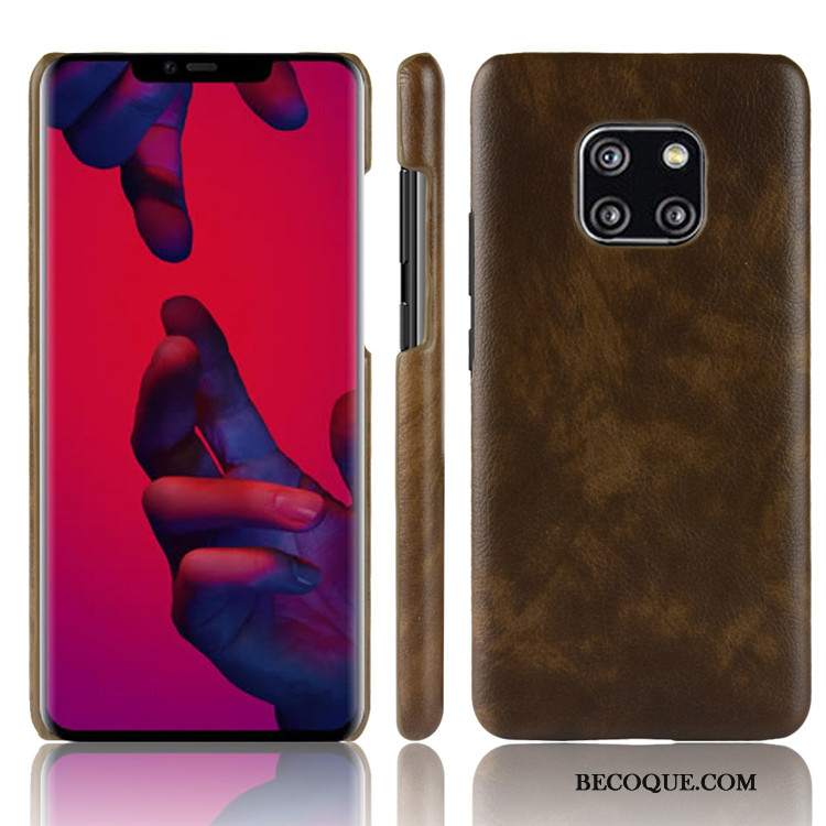 Futerał Huawei Mate 20 Pro Skóra Jakość Trudno, Etui Huawei Mate 20 Pro Ochraniacz Na Telefon Wzór