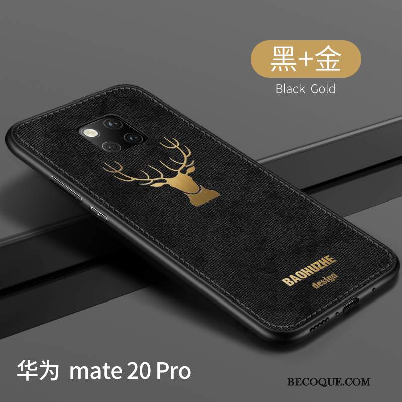 Futerał Huawei Mate 20 Pro Torby Płótno Wzór, Etui Huawei Mate 20 Pro Kreatywne Nubuku Anti-fall