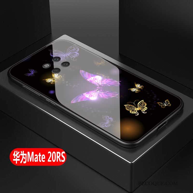 Futerał Huawei Mate 20 Rs Ochraniacz Różowe Tendencja, Etui Huawei Mate 20 Rs Torby Szkło Osobowość