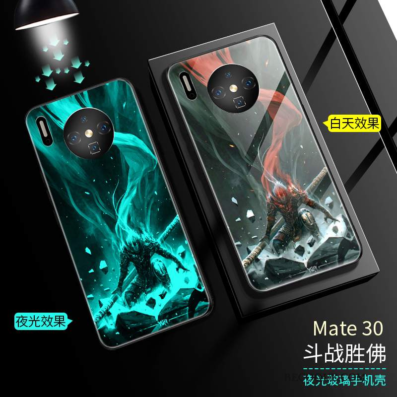 Futerał Huawei Mate 30 Cienkie Anti-fall, Etui Huawei Mate 30 Na Telefon Świecące