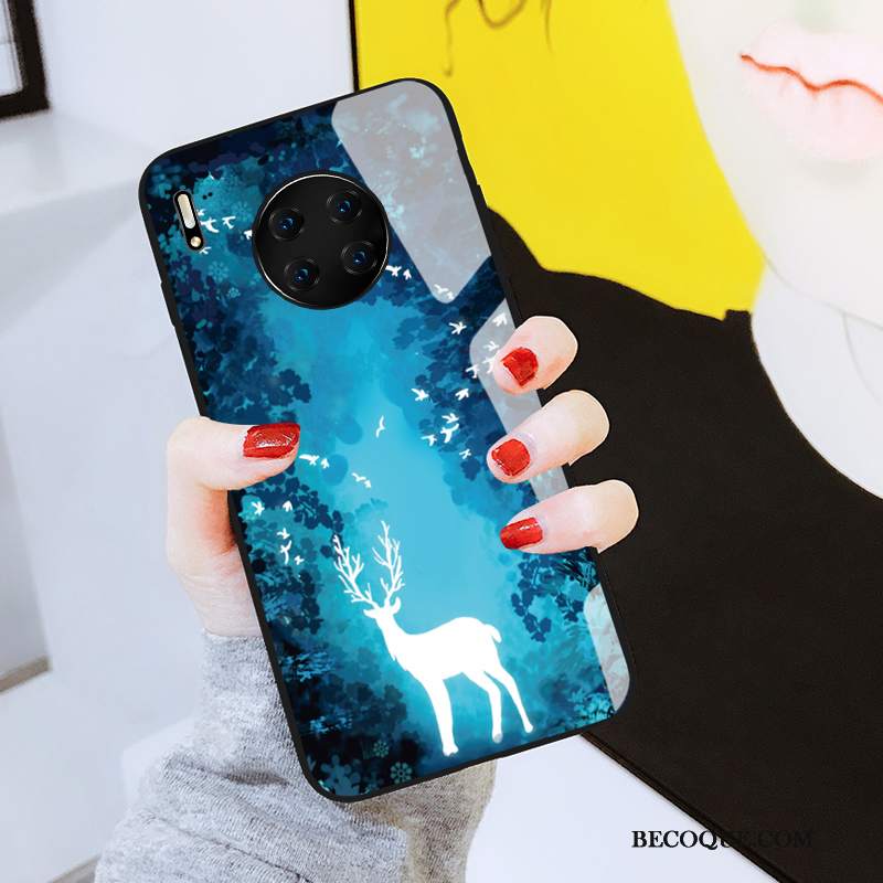 Futerał Huawei Mate 30 Kreatywne Cienkie Czerwony Netto, Etui Huawei Mate 30 Moda Na Telefon Chłodzenie