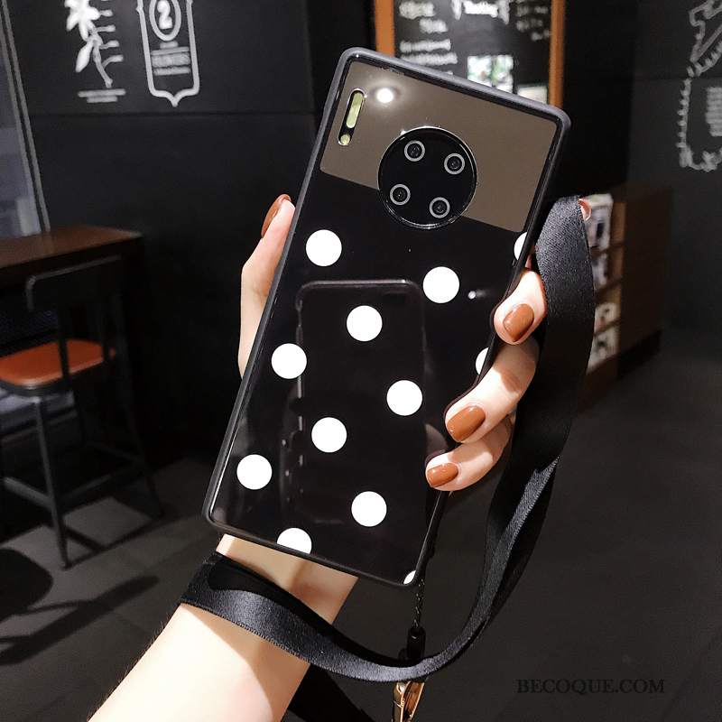 Futerał Huawei Mate 30 Moda Proste Punkt Fali, Etui Huawei Mate 30 Czerwonyna Telefon