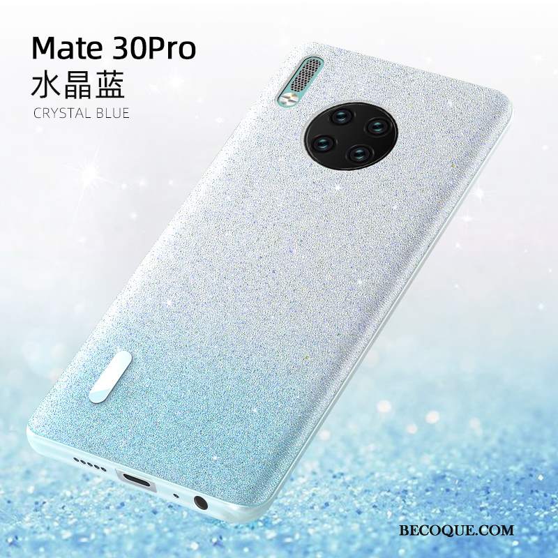 Futerał Huawei Mate 30 Pro Kreatywne Siatkowena Telefon, Etui Huawei Mate 30 Pro Ochraniacz Proszek Purpurowy