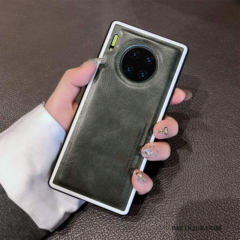 Futerał Huawei Mate 30 Pro Skóra Czerwony Cienkie, Etui Huawei Mate 30 Pro Torby Jakość Biznes