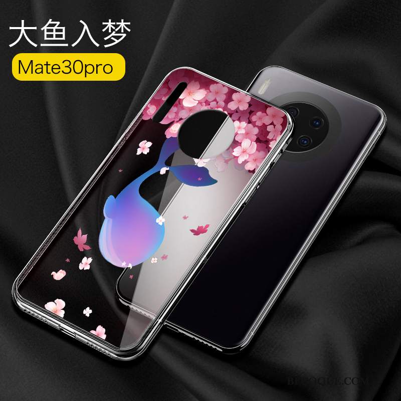 Futerał Huawei Mate 30 Pro Torby Czerwony Netto Anti-fall, Etui Huawei Mate 30 Pro Miękki Modna Marka Cienkie