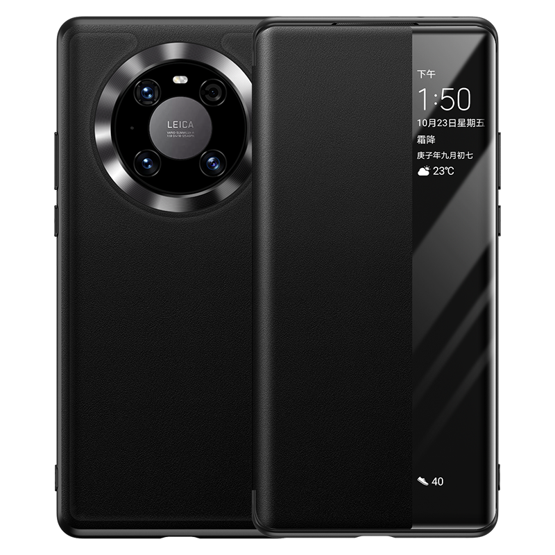 Futerał Huawei Mate 40 Pro Skóra Na Telefon Czerwony, Etui Huawei Mate 40 Pro Pokrowce