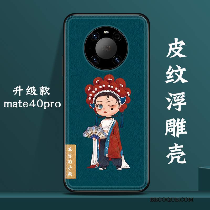 Futerał Huawei Mate 40 Pro Torby Wiatr Czerwony, Etui Huawei Mate 40 Pro Kreatywne Czerwony Netto Piękny