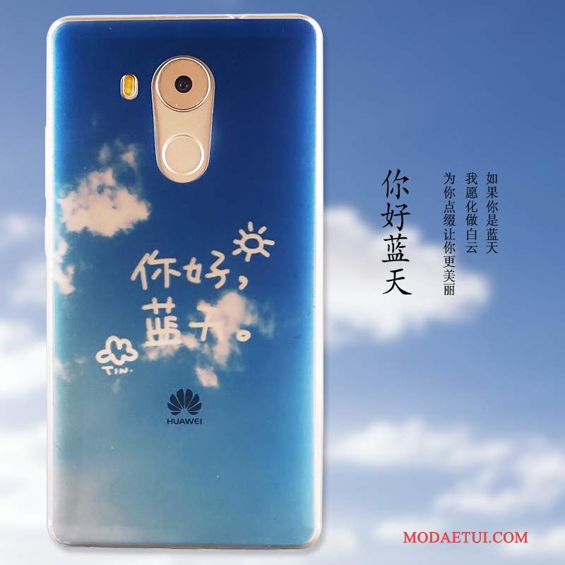 Futerał Huawei Mate 8 Kolor Niebieskina Telefon, Etui Huawei Mate 8 Miękki