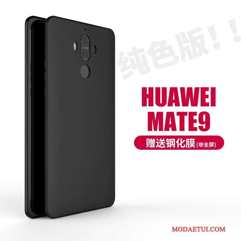 Futerał Huawei Mate 9 Kreatywne Tendencja Czarny, Etui Huawei Mate 9 Miękki Anti-fall Duży