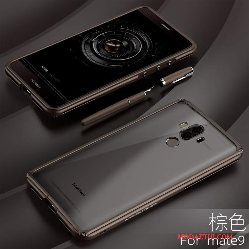 Futerał Huawei Mate 9 Metal Granicana Telefon, Etui Huawei Mate 9 Ochraniacz Srebro