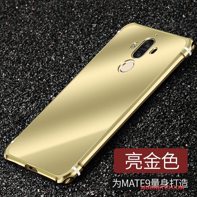 Futerał Huawei Mate 9 Metal Na Telefon Czarny, Etui Huawei Mate 9 Ochraniacz