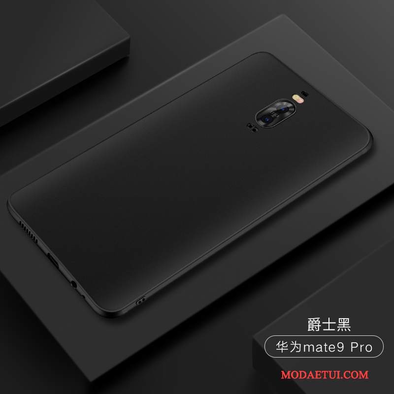 Futerał Huawei Mate 9 Miękki Niebieski Cienkie, Etui Huawei Mate 9 Ochraniacz Na Telefon Nubuku