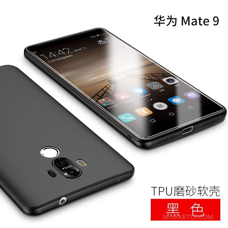 Futerał Huawei Mate 9 Miękki Nubuku Cienkie, Etui Huawei Mate 9 Torby Na Telefon Biały