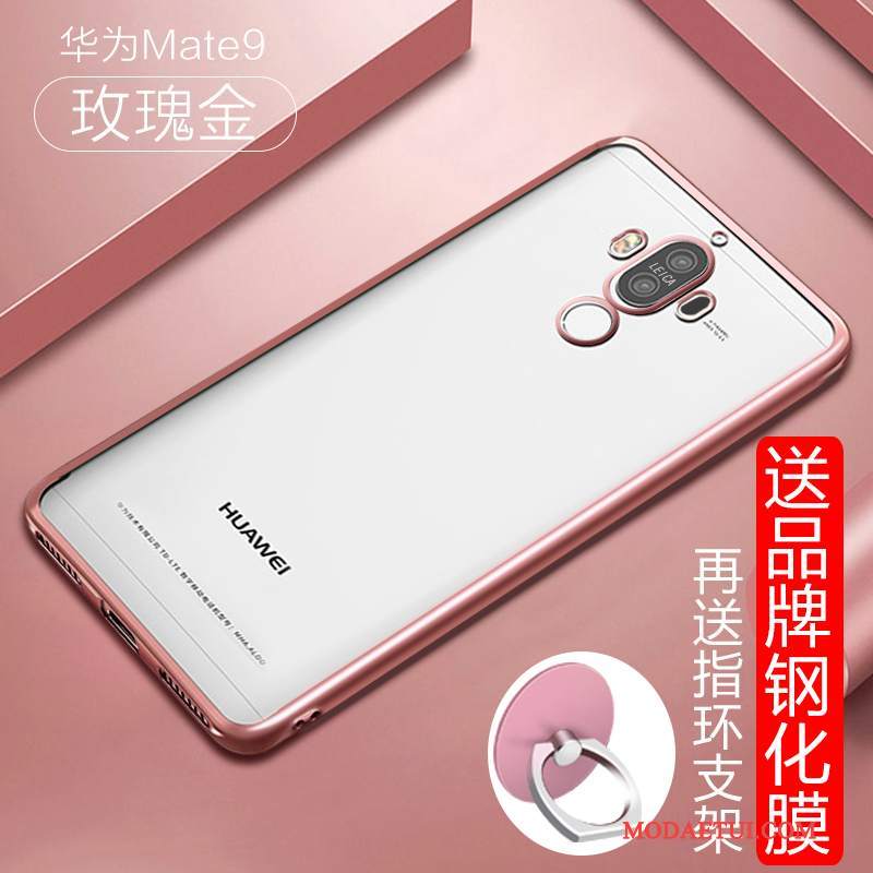 Futerał Huawei Mate 9 Ochraniacz Osobowość Srebro, Etui Huawei Mate 9 Torby Na Telefon Przezroczysty