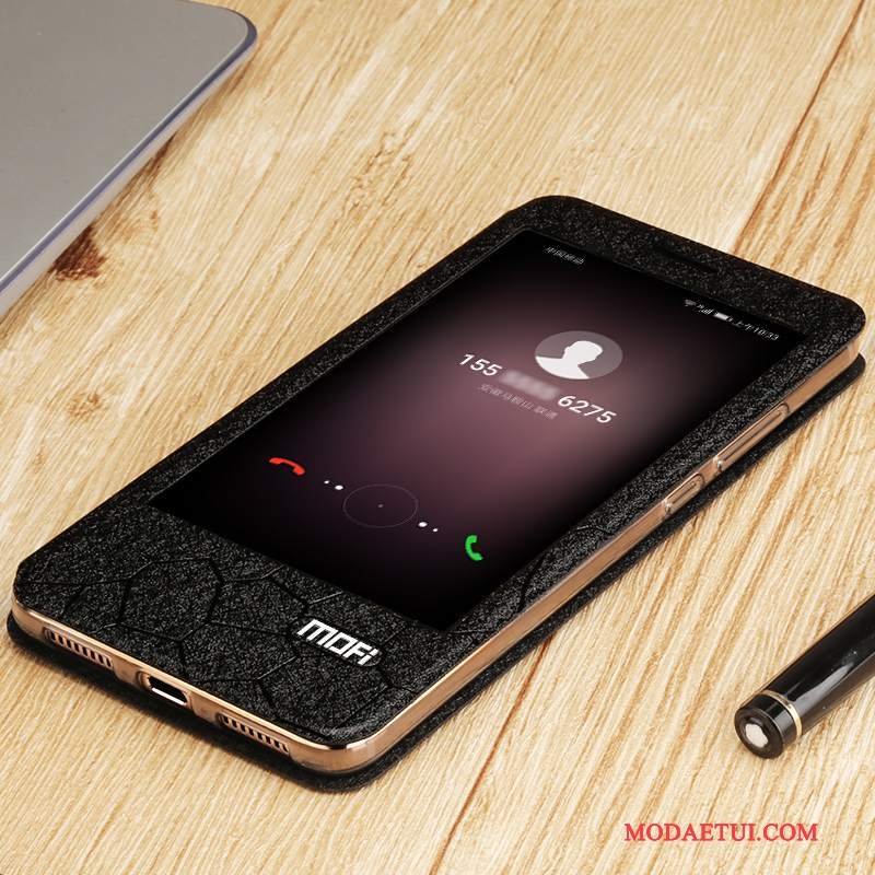 Futerał Huawei Mate 9 Pokrowce Windowsna Telefon, Etui Huawei Mate 9 Skóra Anti-fall Czarny