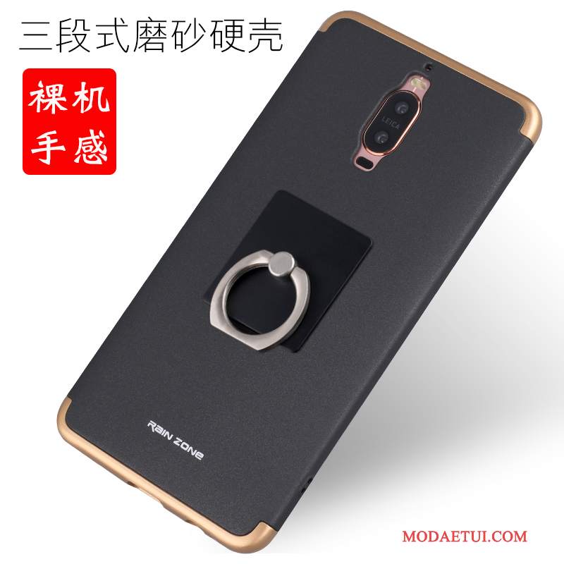 Futerał Huawei Mate 9 Pro Metal Granica Różowe, Etui Huawei Mate 9 Pro Ochraniacz Nowyna Telefon