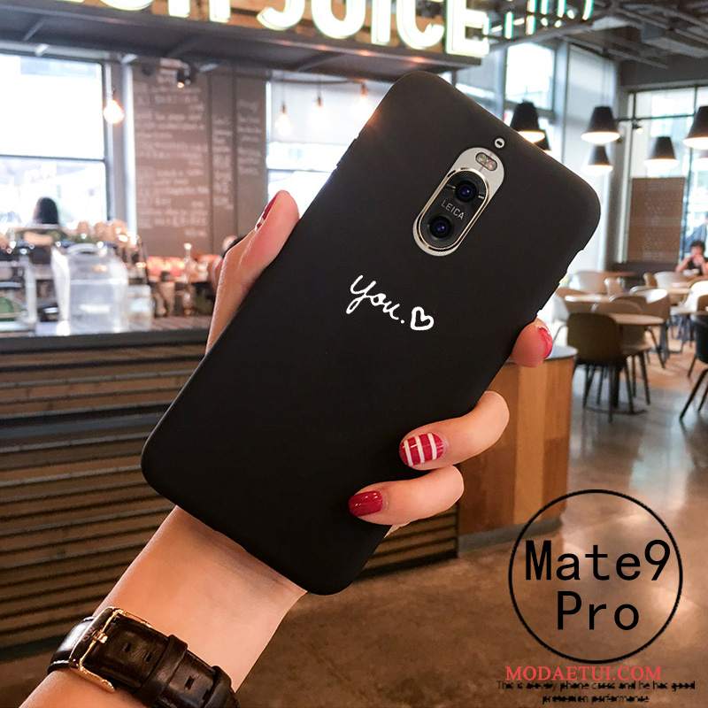 Futerał Huawei Mate 9 Pro Miękki Na Telefon Tendencja, Etui Huawei Mate 9 Pro Ochraniacz Czarny Biały