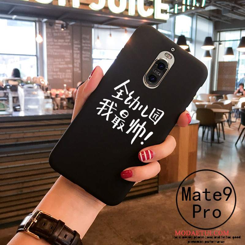 Futerał Huawei Mate 9 Pro Miękki Na Telefon Tendencja, Etui Huawei Mate 9 Pro Ochraniacz Czarny Biały