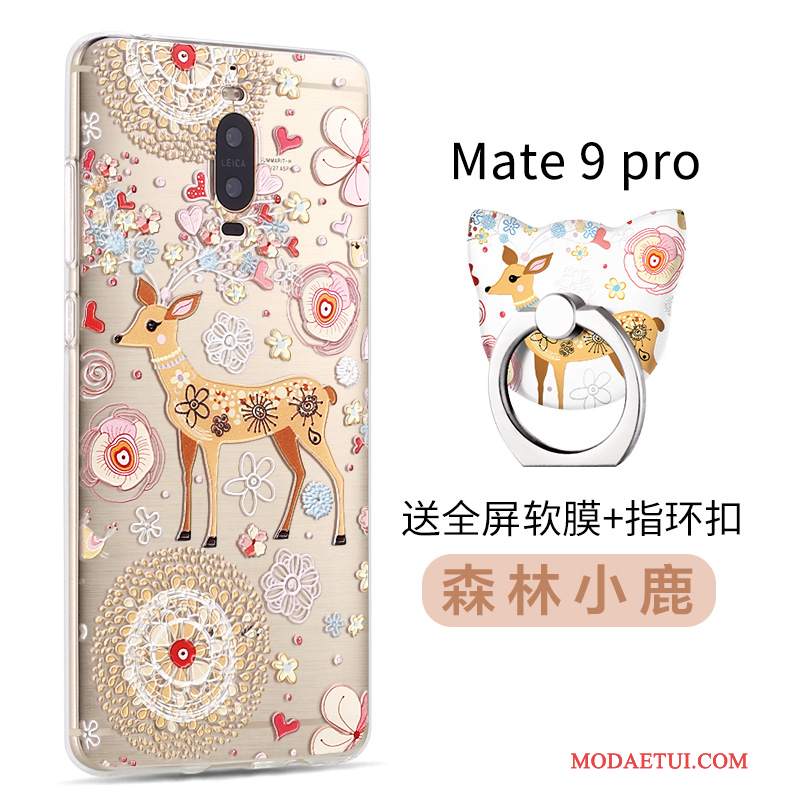 Futerał Huawei Mate 9 Pro Silikonowe Na Telefon Tendencja, Etui Huawei Mate 9 Pro Kreskówka Niebieski Nubuku