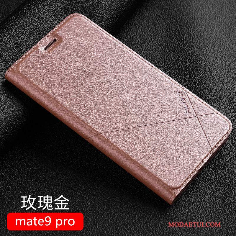 Futerał Huawei Mate 9 Pro Skóra Anti-fallna Telefon, Etui Huawei Mate 9 Pro Ochraniacz Czarny