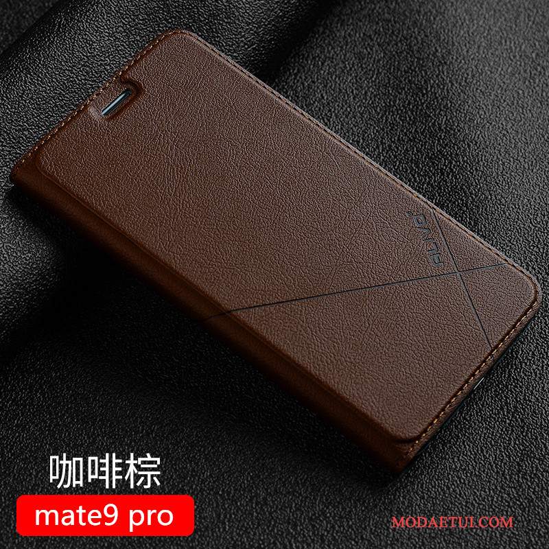 Futerał Huawei Mate 9 Pro Skóra Anti-fallna Telefon, Etui Huawei Mate 9 Pro Ochraniacz Czarny