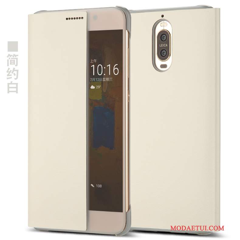 Futerał Huawei Mate 9 Pro Skóra Na Telefon Różowe, Etui Huawei Mate 9 Pro Ochraniacz