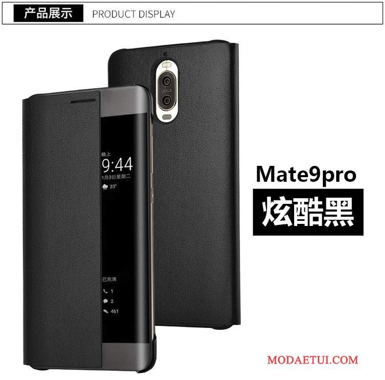 Futerał Huawei Mate 9 Pro Skóra Złotona Telefon, Etui Huawei Mate 9 Pro Pokrowce
