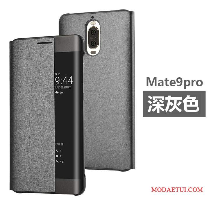 Futerał Huawei Mate 9 Pro Skóra Złotona Telefon, Etui Huawei Mate 9 Pro Pokrowce