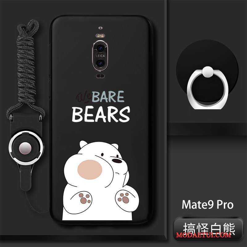 Futerał Huawei Mate 9 Pro Torby Na Telefon Tendencja, Etui Huawei Mate 9 Pro Kreatywne Czarny Anti-fall