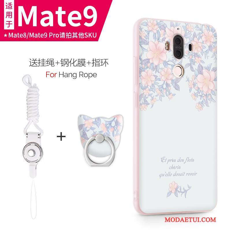 Futerał Huawei Mate 9 Silikonowe Anti-fall Purpurowy, Etui Huawei Mate 9 Torby Jasnyna Telefon