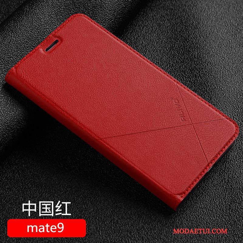 Futerał Huawei Mate 9 Skóra Na Telefon Anti-fall, Etui Huawei Mate 9 Torby Czarny