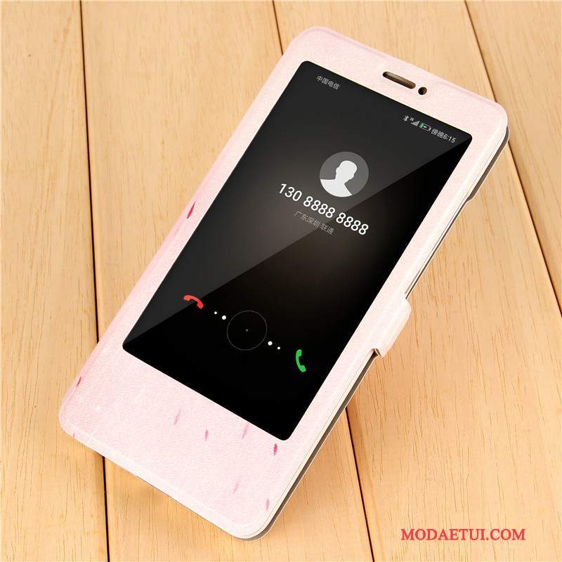 Futerał Huawei Mate 9 Skóra Różowena Telefon, Etui Huawei Mate 9 Kreatywne