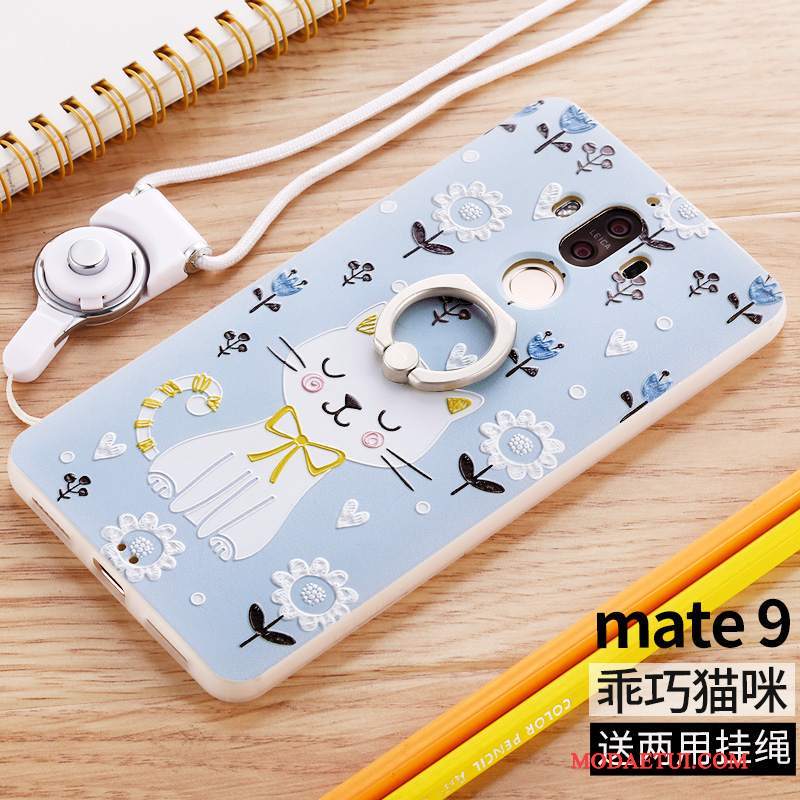 Futerał Huawei Mate 9 Torby Niebieski Anti-fall, Etui Huawei Mate 9 Kreatywne Osobowośćna Telefon