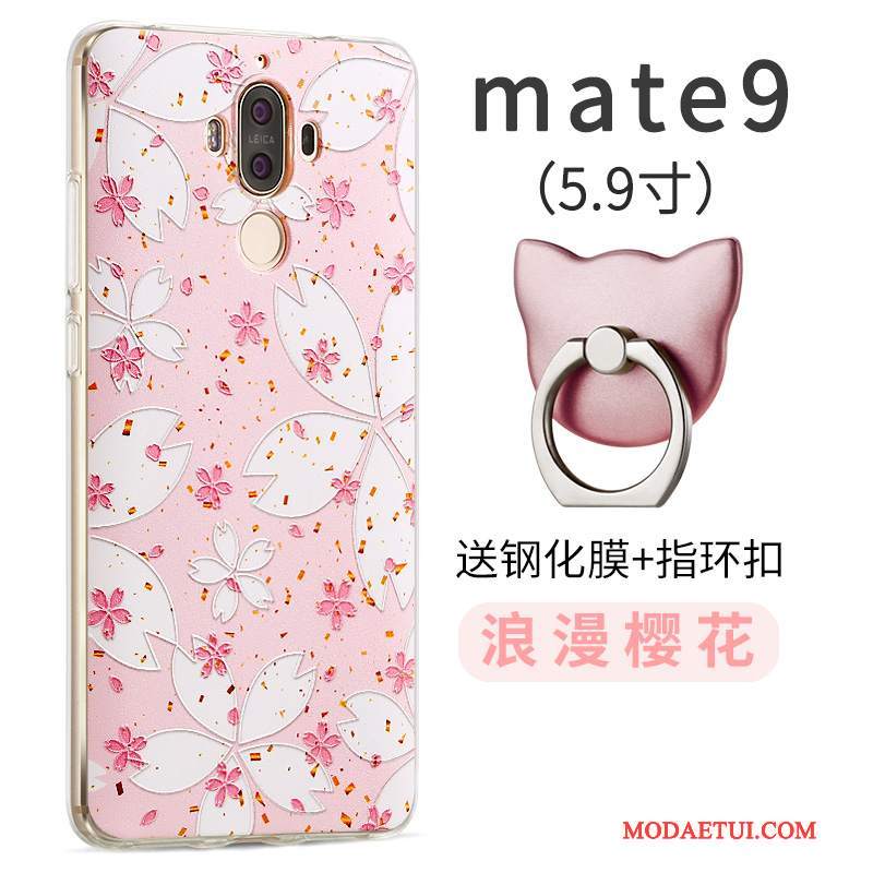 Futerał Huawei Mate 9 Torby Purpurowy Anti-fall, Etui Huawei Mate 9 Silikonowe Osobowośćna Telefon