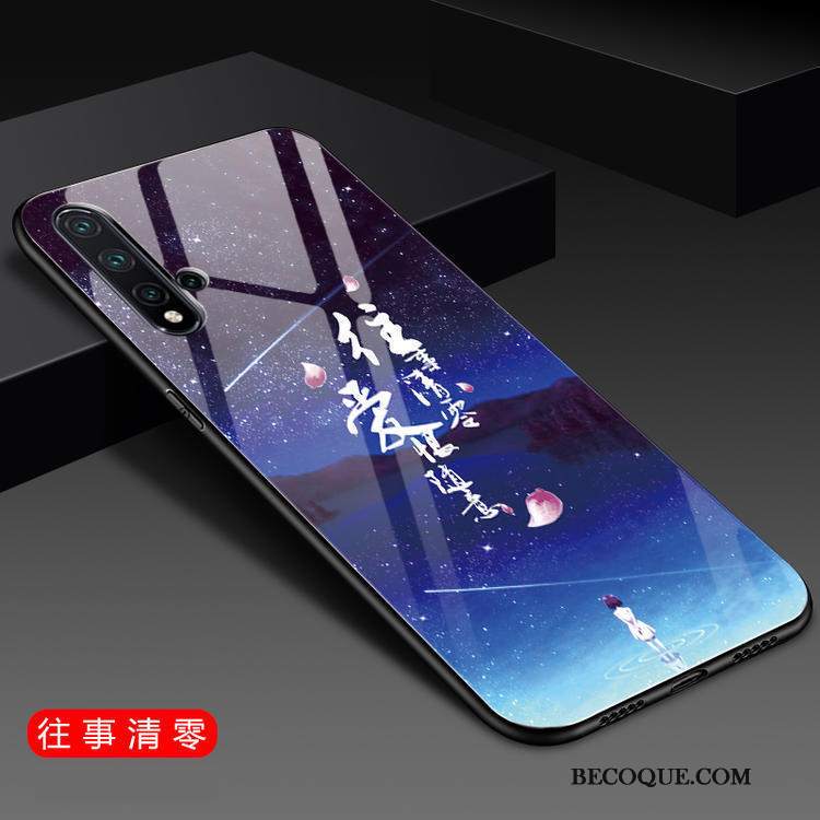 Futerał Huawei Nova 5t Moda Szkło Osobowość, Etui Huawei Nova 5t Silikonowe Lustro Modna Marka