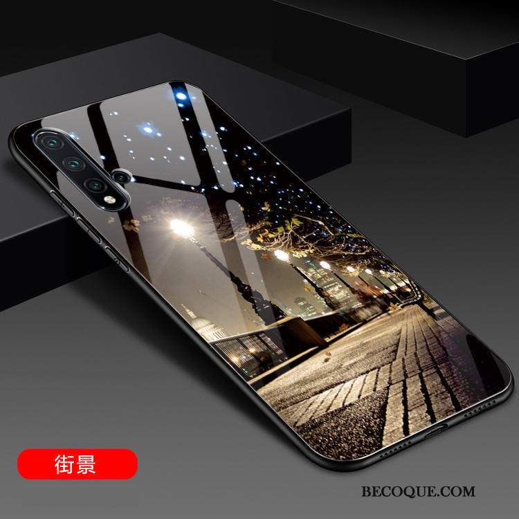 Futerał Huawei Nova 5t Moda Szkło Osobowość, Etui Huawei Nova 5t Silikonowe Lustro Modna Marka