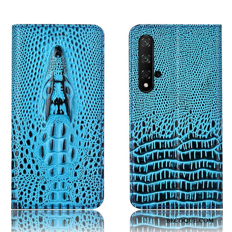 Futerał Huawei Nova 5t Ochraniacz Krokodylna Telefon, Etui Huawei Nova 5t Skóra Anti-fall