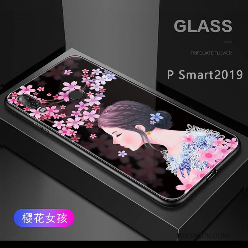 Futerał Huawei P Smart 2019 Ochraniacz Modna Marka Filmy, Etui Huawei P Smart 2019 Silikonowe Szkło Hartowane Nubuku