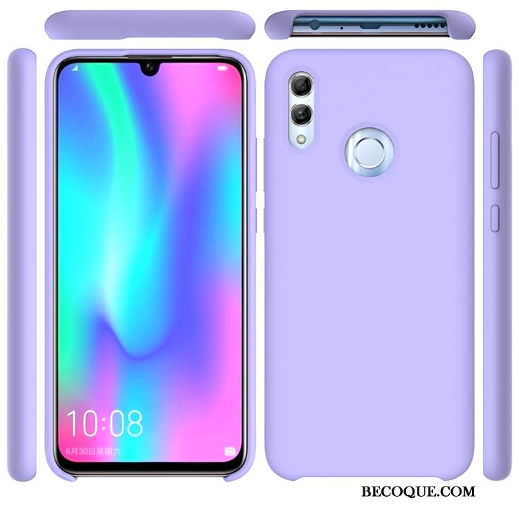 Futerał Huawei P Smart 2019 Silikonowe Na Telefon Młodzież, Etui Huawei P Smart 2019 Jednolity Kolor Purpurowy