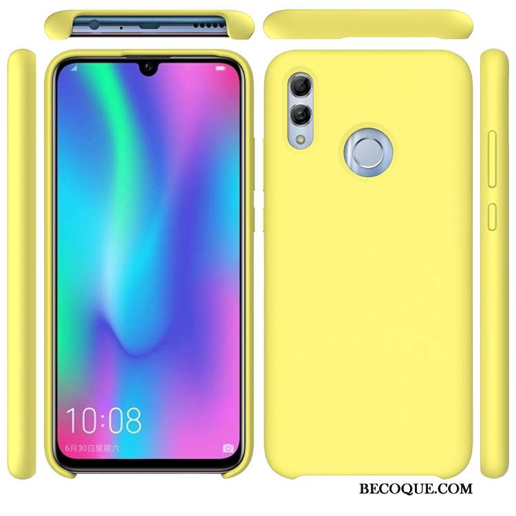 Futerał Huawei P Smart 2019 Silikonowe Na Telefon Młodzież, Etui Huawei P Smart 2019 Jednolity Kolor Purpurowy