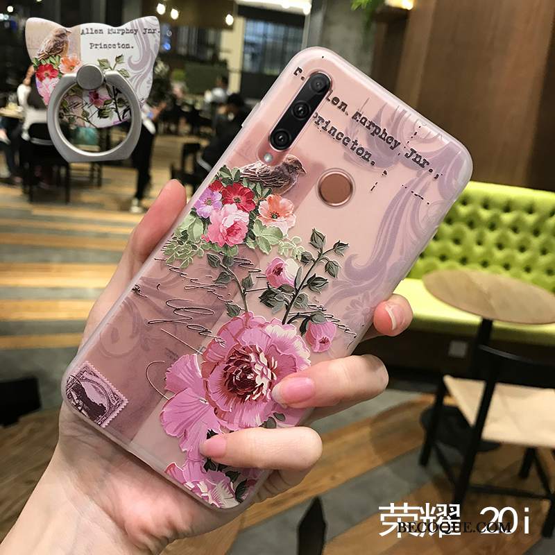 Futerał Huawei P Smart+ 2019 Vintage Cienkie Anti-fall, Etui Huawei P Smart+ 2019 Torby Wiszące Ozdobyna Telefon