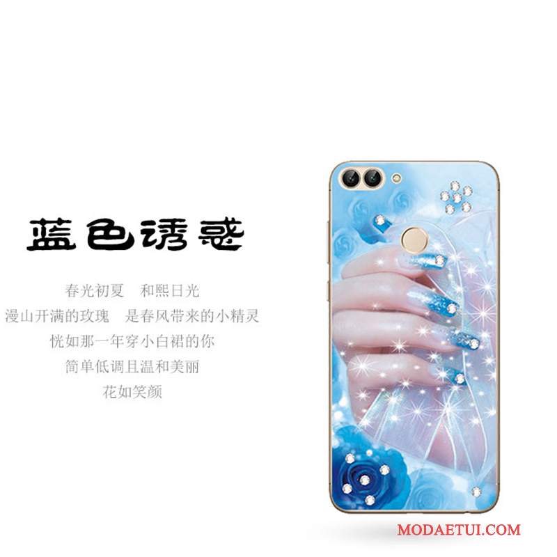 Futerał Huawei P Smart Silikonowe Anti-fall Purpurowy, Etui Huawei P Smart Na Telefon