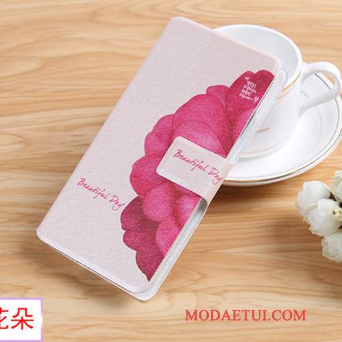 Futerał Huawei P Smart Skóra Różowena Telefon, Etui Huawei P Smart Pokrowce
