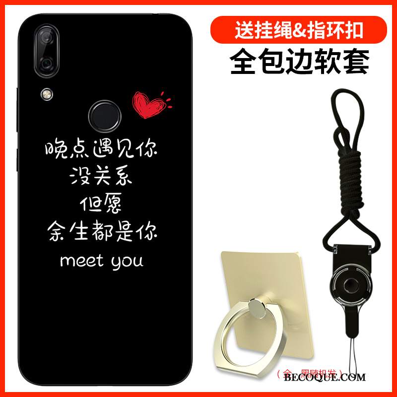 Futerał Huawei P Smart Z Miękki Anti-fallna Telefon, Etui Huawei P Smart Z Silikonowe Osobowość Biały