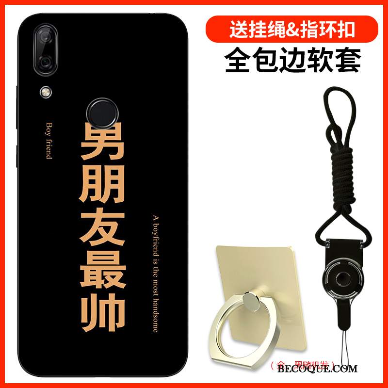 Futerał Huawei P Smart Z Miękki Anti-fallna Telefon, Etui Huawei P Smart Z Silikonowe Osobowość Biały